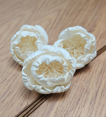 Handmade Flowers - Sola Flower - Off White Small Open Peony - 6/7cm
