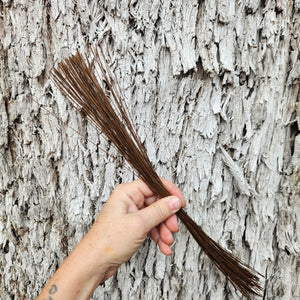 Sundries - Fine Floral Wire - 36cm Brown paper wrapped